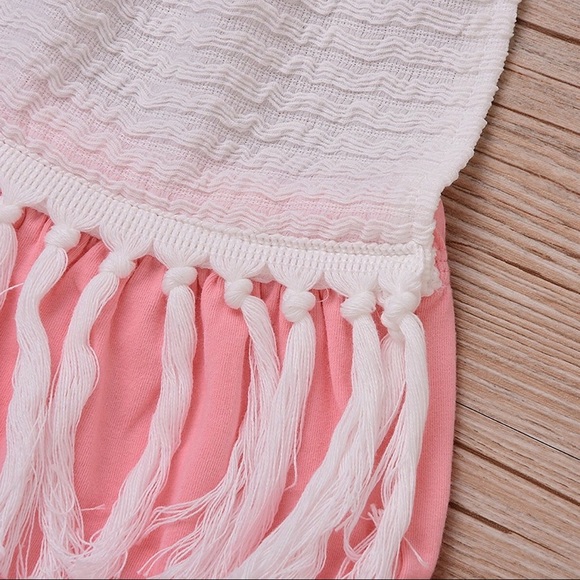 Emmie Backless Pom Pom Sunsuit Romper - Picture 5 of 7